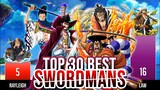 TOP 30 BEST 🔥🔥🔥 SWORDMANS IN ONE PIECE | Manga | Anime | One Piece | Hachimaru-Kun