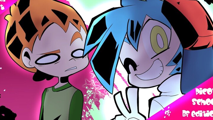 【FNF pb】 What happens if Pico and BF meet in Pico's School?