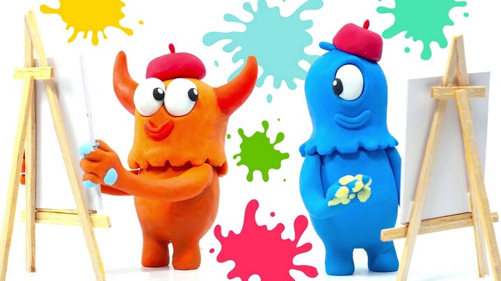 Kartun Lucu | Pertempuran Lukisan (Painting Battle) | Momo dan Tulus | ToBo Kids TV Bahasa