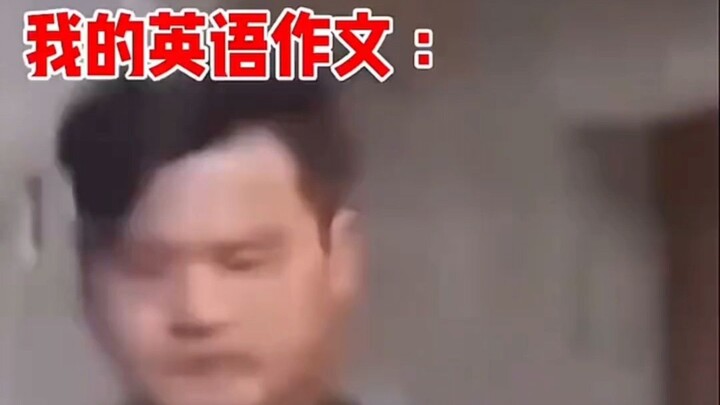 Trong lúc thi, bài văn tiếng Anh của tôi kiểu…