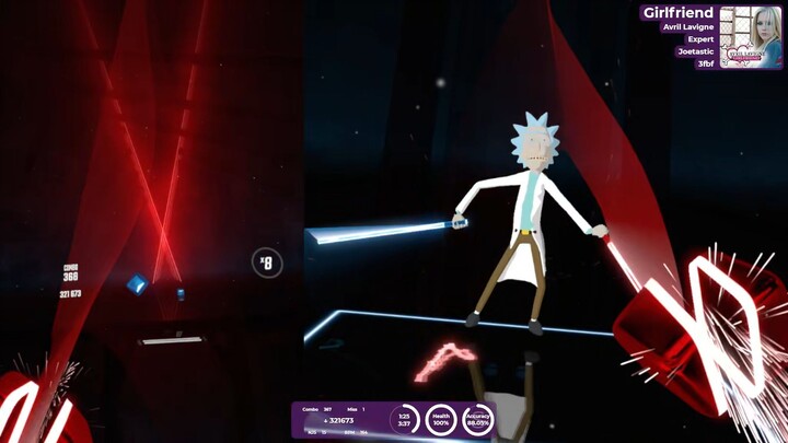 Beat saber sessions -girlfriend- Avril Lavigne