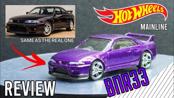 Hot Wheels Purple Nissan Skyline BNR33 Review
