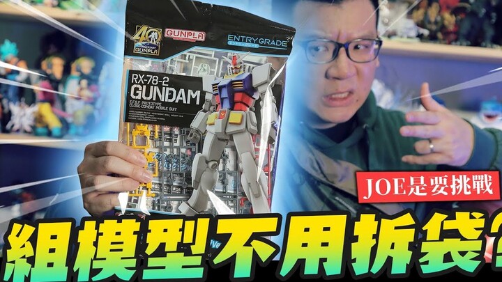 Mr. Joe came to challenge me to assemble the model without even disassembling the bag. ENTRY GRADE C