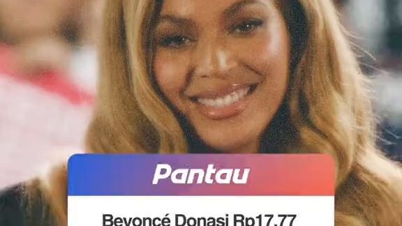 Beyoncé menyumbangkan US$1 juta atau sekitar Rp17,77 miliar untuk membantu k0rban gempa dahsyat