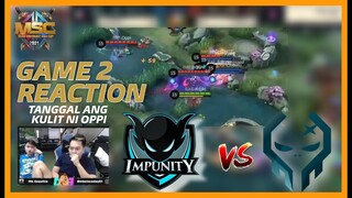 TANGGAL ANG KULET NI OPPI | EXECRATION VS. IMPUNITY KH MSC GAME 2 REACTION