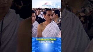 Jokowi Dikawal Askar Arab Saudi Saat Masuk Ka'bah! #jokowi #arab #mekkah