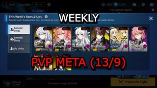 Luận bàn meta PvP (13/9) - một ngày pvp vui vẻ || Counter: Side