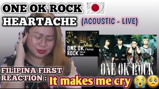 ONE OK ROCK - HEARTACHE (ACOUSTIC LIVE) || FILIPINA FIRST TIME to REACT