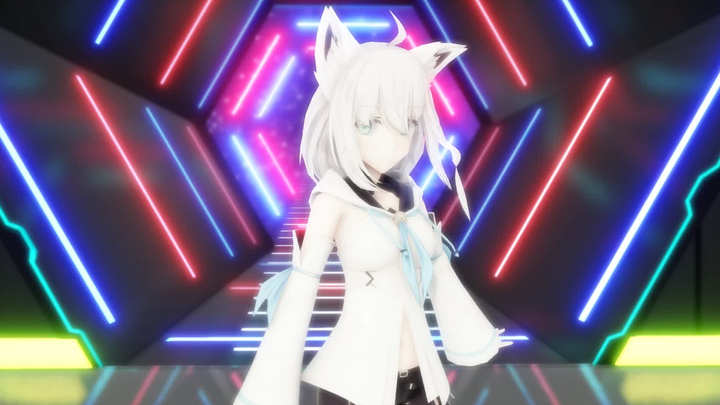 【Shirakami Fubuki MMD】Saya bukan kucing, saya rubah! !