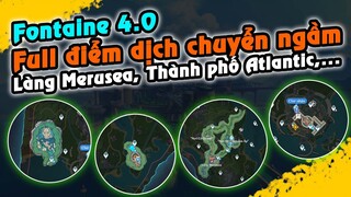 GI 4.0 | Full điểm dịch chuyển ngầm Phần 1 - Vị trí làng Merusea, thành phố Atlantic, boss Cua Lửa