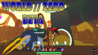 I THOUGHT THIS IS NOT A ROBLOX GAME - WORLD // ZERO BETA