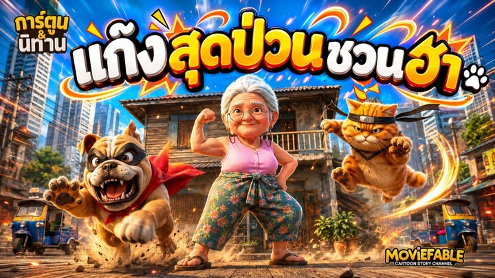 คู่หู 4 ขา พิทักษ์ยาย ตอน : ปฏิบัติการกู้บ้าน! พิทักษ์ยายบัว | อนิเมชั่น 3D