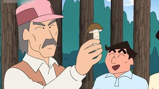 Five-year-old Shin-chan crushes a master with 50 years of mushroom picking experience