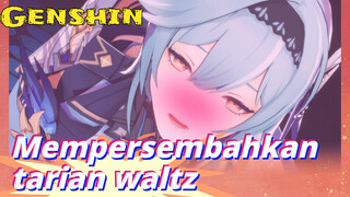 Mempersembahkan tarian waltz