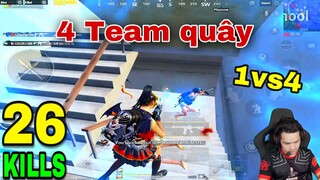 PUBG Mobile - Thần đồng Solo Squad đã trở lại, Màn xử lý tình huống khi bị 4 Team quây tại Chung cư