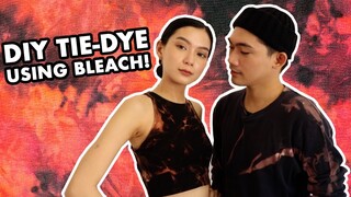 DIY TIE-DYE (GUMAWA KAMI NG TIE-DYE SHIRT) | WE DUET