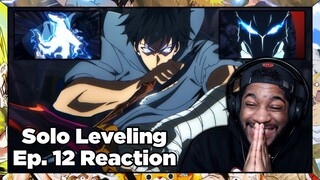 IT'S FINALLY TIME TO ARISE!!! | Solo Leveling Episode 12 Reaction