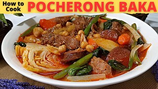 BEEF POCHERO | Beef Stew Recipe | Pocherong Baka | Beef Pochero Recipe