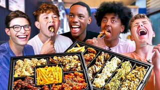 British High Schoolers try 11 types of Korean Fried Chicken!!