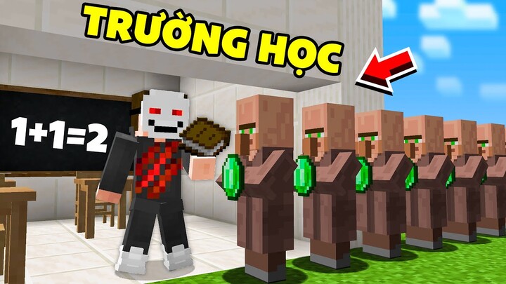 Minecraft nhưng tôi mở Trường Học