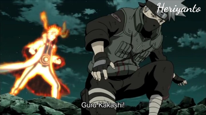 pertarungan, sengit Naruto vs madara & obita