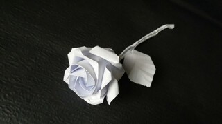 Tutorial membuat origami bungan mawar