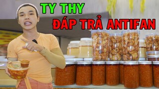 Đây là cách Ty Thy đáp trả Antifan - Ty Thy Vlog Gỏi đu đủ