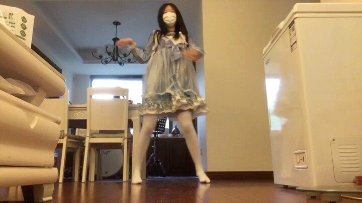 When a 12-year-old dances with a strong wind and a big back hair