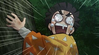 [ Kimetsu no Yaiba ] Ou Huang Shanyi "mencuri" rumahnya dan hanya bisa bersembunyi di pohon. Adegan ini sepertinya familiar.