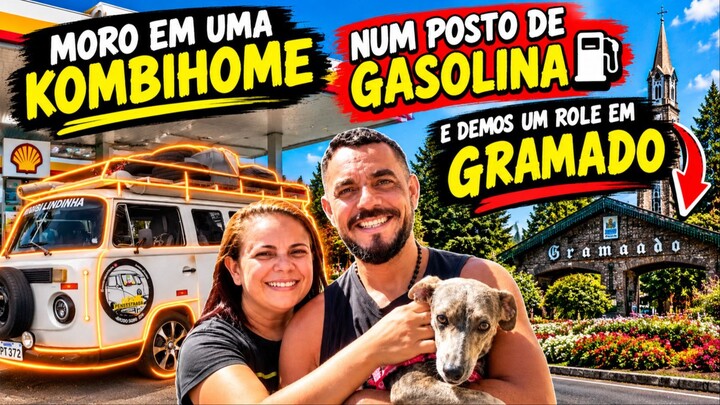 NEM TUDO É O QUE PARECE SER l NINGUÉM ACREDITA ONDE MORAMOS! KOMBIHOME + GRAMADO 😱