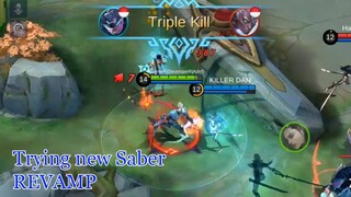Just trying New Revamp Saber with mm build lol