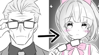 My grandpa is actually a magical girl?