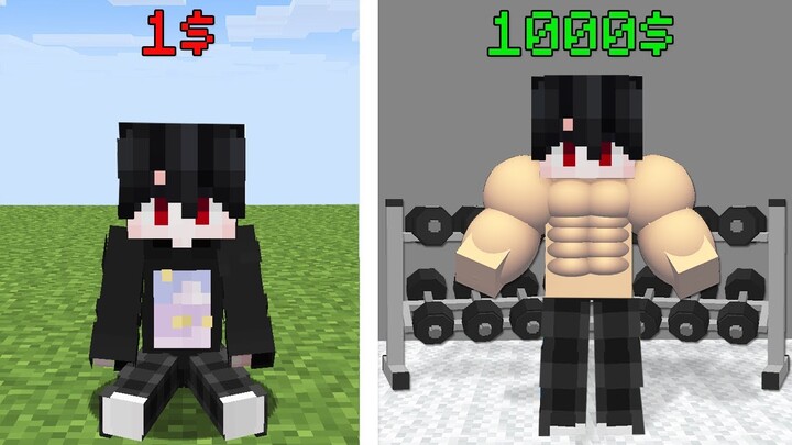 ถ้าเกิดว่า!! เด็กคนจน $1 เหรียญ ปะทะ เด็กคนรวย $1,000,000 เหรียญ - (Minecraft คนรวยคนจน)