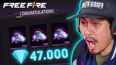 AKU DAPAT 47.000 DIAMOND FREE FIRE - AUTO BORONG!!