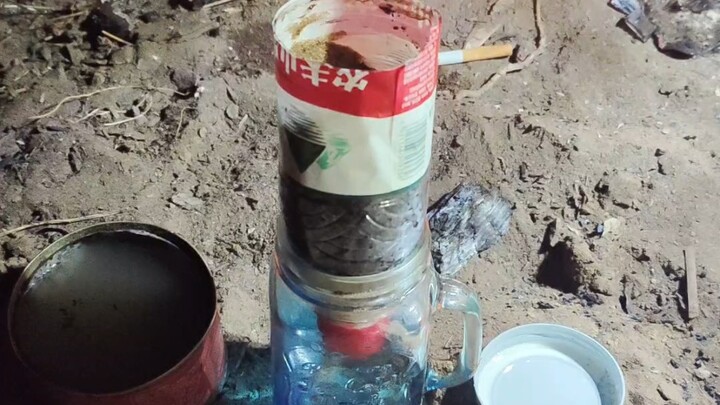 Post-apocalyptic solo water purifier.