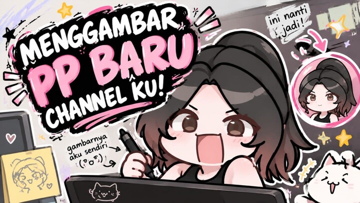 MENGGAMBAR PP BARU AKU!!! || GBS (Gambar Bareng Seiyu)  AHOIEIIEIEEIII