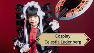 Cosplay Vilain, Celestia Ludenberg dari Anime Danganronpa 🔥