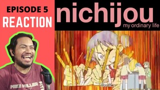 IS THIS ART? | Nichijou Episode 5 [REACTION]