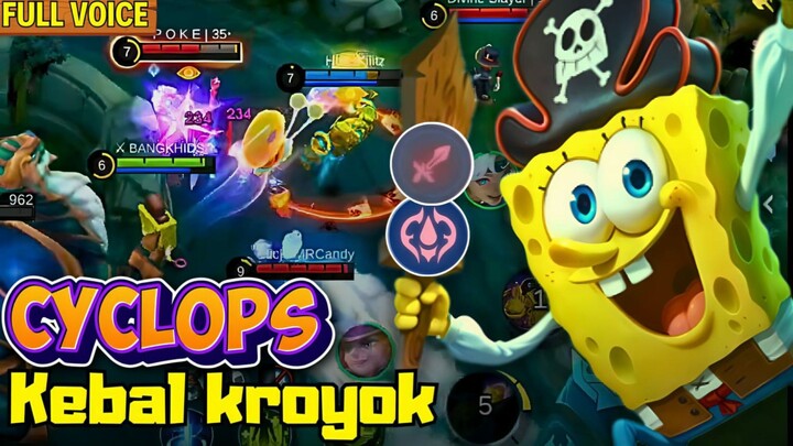 ⚠️ RAHASIA CYCLOPS KEBAL KROYOK + SAKIT! Build Ini Membuatmu TAK ADA YANG BISA MENGHALANGI DI MLBB!