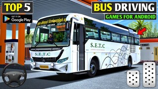 Top 5 Bus Simulator Games for Android l Best bus simulator games for android