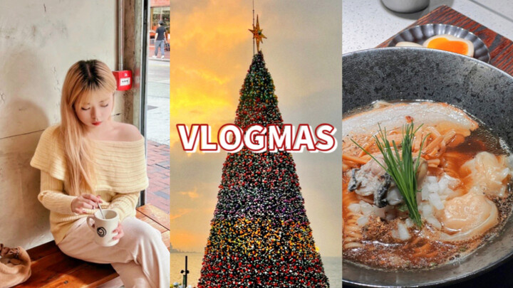 VLOGMAS | กินเที่ยวฮ่องกง นัดพี่สาวไปดูต้นคริสต์มาสกัน! | ของอร่อยเครื่องดื่มเพียบ | เช็กอินต้นคริสต