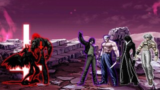 KOF MUGEN: Demoniac Rugal Showcase VS Bosses Team!!!