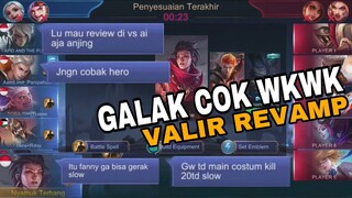 0 MATCH PICK NI HERO 1 TEAM AUTO NAIK DARAH KWKW! VALIR REVAMP REVIEW!!