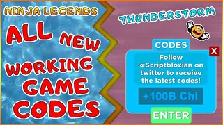 ALL NEW WORKING GAME CODES! NINJA LEGENDS! ROBLOX
