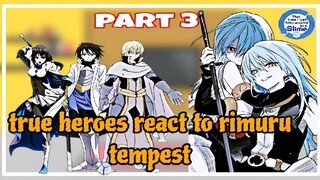 true heroes react to rimuru tempest | final part | |Gacha Reaction | | ship:? |