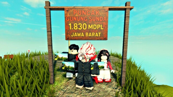 AKHIRNYA BERHASIL TAMATIN PUNCAK GUNUNG SUNDA DI ROBLOX