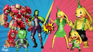 FAMILY HULKBUSTER VS FAMILY BUNZO BUNNY (She-Hulk Episode 3)