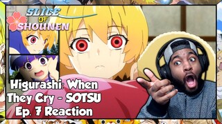 Higurashi: When They Cry SOTSU Episode 7 Reaction | SATOKO THE MANIPULATIVE MASTERMIND!!!