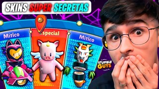 As Skins SUPER SECRETAS que VOCE NÃO CONHECIA no Stumble Guys!! Fiz burlas e Testei Cada Uma!