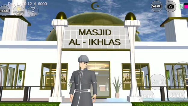 pergi ke masjid Al Ikhlas